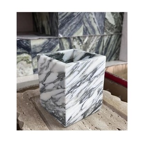 Handcrafted <b>marble</b> <b>candle</b> <b>holder</b> with elegant stone finish perfect for meditation spa relaxing ambience weddings and festivals - Product Image 5
