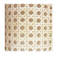 Tressage en rotin blanchi simple maille ouverte/fermée pour chaise, artisanat, mobilier d'extérieur, agriculture, largeur 30-90cm, 15m