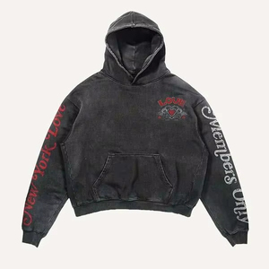 Sweat-shirts thermiques à capuche surdimensionnés confortables pour hommes, avec poches kangourou multi-designs 3D, en coton, pour garçons, avec patchs - Product Image 3
