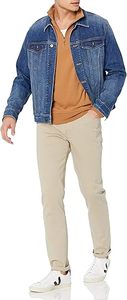 Jeans slim pour hommes 100% coton, taille haute, léger, motif droit, service OEM disponible - Product Image 2