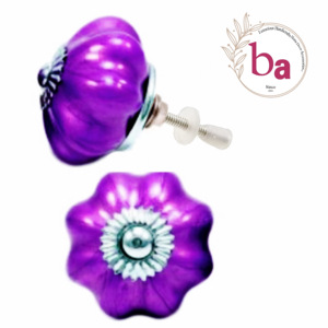 Violet néon Melon céramique armoire tiroir porte boutons pour cuisine commode chambre extérieur entrepôt salon Villa utilisation - Product Image 1