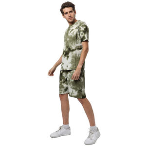 Ensemble 2 pièces d'été imprimé pour hommes-Combinaison de sport-T-Shirt à manches courtes et short-Ensemble deux pièces-Ensemble court pour hommes à vendre - Product Image 6