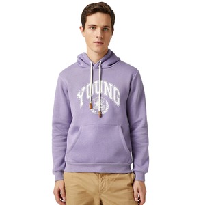 เสื้อฮู้ดซิป Young Logo สำหรับผู้ชาย ผ้าฝ้ายฟลีซ 100% สวมใส่สบาย พิมพ์ลายด้านหน้า ทรงปกติ เหมาะสำหรับใส่ในฤดูหนาว - Product Image 1