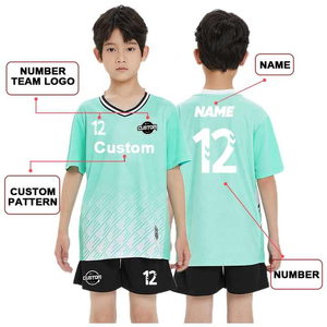 Chándal de fútbol personalizado de secado rápido para niños, Jersey, kits de fútbol transpirables para Uniforme de Invierno para niños - Product Image 1