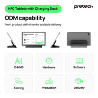 Tablette Android NFC 11 pouces avec station de charge, Android 16 GMS, paiement sans contact, terminal de paiement sans surveillance, tablette POS