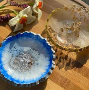 Handmade Look Epoxy Resin Bowls Round Home Decor <b>Kitchen</b> & Tabletop Dinnerware <b>Decorative</b> <b>Item</b> - Product Image 3