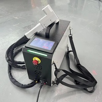 Nouvelle machine de nettoyage laser à fibre numérique automatique 100W de qualité industrielle à refroidissement par air haute vitesse avec reconnaissance de la rouille pour métaux