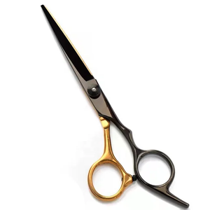 Low MOQ Stainless Steel Hand Made Professional Barber Salon <b>Hairdressing</b> Shears <b>Hairdressing</b> Cutting Scissors with <b>case</b> - Product Image 1