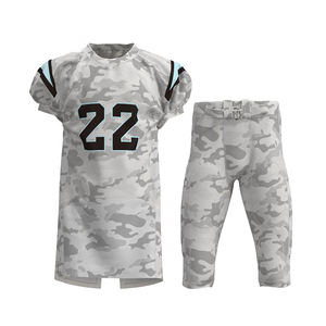 Uniforme de fútbol americano de poliéster con estampado Digital de LICRA de talla grande, uniforme Unisex para adultos, uniforme de fútbol americano de talla grande - Product Image 4