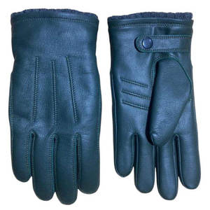 Gants en cuir véritable au design élégant pour hommes, gants décontractés et élégants pour l'hiver, pour l'extérieur - Product Image 1