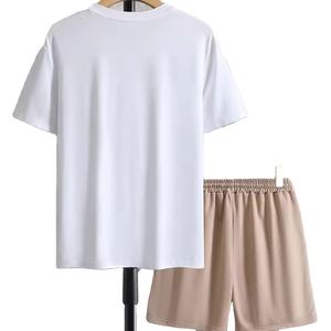 Conception personnalisée fabriquée au Pakistan ensemble de shorts à quantité minimale de commande basse vêtements de sport respirants taille confortable léger couleur unie pour hommes - Product Image 5