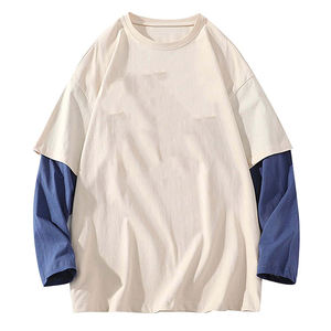 2025 T-shirt ample 100% coton personnalisable pour hommes T-shirt lourd imprimé - Product Image 5