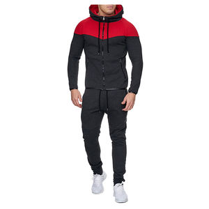 Ropa deportiva ajustada de alta calidad para hombre, conjunto de chándal de algodón 100% con costura de logotipo personalizado para deportes de invierno - Product Image 6