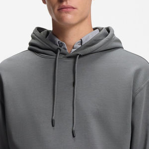 Sudadera con Capucha para Hombre, Diseño de Logotipo Personalizado, Color Sólido, Transpirable, Última Moda 2026, Precio al por Mayor, Tendencia 2026 - Product Image 2