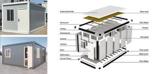 Quality Mini Storage Container 4Ft/5Ft/6Ft/7Ft/8Ft/9Ft/10Ft/12Ft Steel Structure Shipping Container Apartment Hotel Villa School - Product Image 6