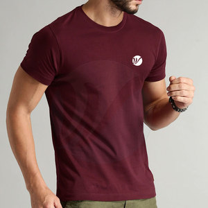 Camiseta Personalizada para Hombre, Transpirable, de Secado Rápido, Ecológica, 220g, Algodón y Poliéster, Color Sólido, para Uso en Exteriores, Disponible en Stock - Product Image 2
