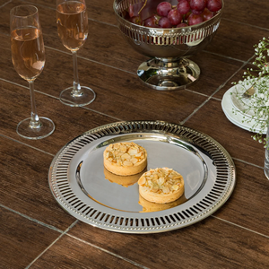 <b>Table</b> Centerpieces Decor Premium Quality Steel Serving Foods <b>Tray</b> Home Decor Stainless Steel Serving Food Platter for - Product Image 4