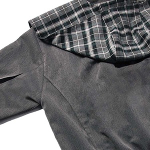 เสื้อฮู้ดผู้ชายทรงโอเวอร์ไซส์ผ้าคอตตอนพิมพ์ลายฟองน้ำกรดพลอยเทียมมีซิป - Product Image 4