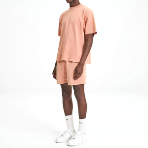 Nouveau modèle Ensembles de t-shirts Tenue de sport pour hommes Ensemble deux pièces Ensemble short décontracté pour hommes Ensemble short personnalisé - Product Image 2