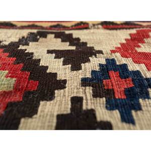 Tapis en laine noués à la main Nuray, motif abstrait rectangulaire 9x12 pour couloir, salon et chambre, rouge et orange - Pae-4450 - Product Image 3