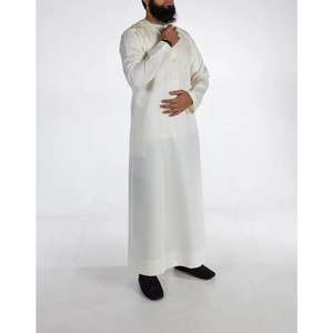 Thobe émirati de luxe noir, Kandura traditionnelle, vêtement arabe élégant, Jubba pour homme, doux et respirant, tenue islamique moderne - Product Image 6