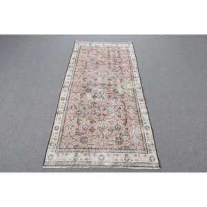 พรมวินเทจสไตล์ตุรกี ขนาด 3x6.2 ฟุต พรมตกแต่งสีน้ำตาล พรมสไตล์ตะวันตกเฉียงใต้ - Product Image 1