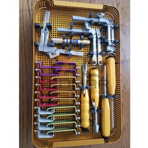 Juego de instrumentos de retractor Cervical de línea embellecedora de acero inoxidable, sistema de columna vertebral, juego de instrumentos de retractor Cervical de línea embellecedora - Product Image 3