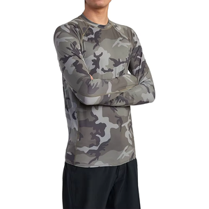 Unisex Adult Size Customizable MMA Rash Guard with Polyester/Spandex Blend and Sublimation <b>Printed</b> Designs for Training Needs - Product Image 4