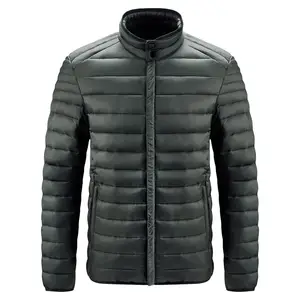 Vestes matelassées coupe-vent imperméables pour hommes, manteaux chauds en duvet de coton épais pour l'hiver