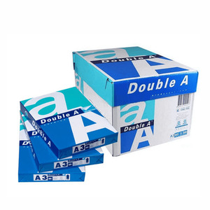 Papel de impresión de alta calidad Papel de uso de oficina escolar en blanco Papel de copia doble A A3 80 GSM de Tailandia Venta caliente - Product Image 1