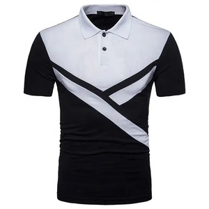 Polos décontractés pour hommes de haute qualité imprimés sur mesure vêtements de sport unis à manches courtes à séchage rapide avec des couleurs de tissu vierge bon marché - Product Image 3