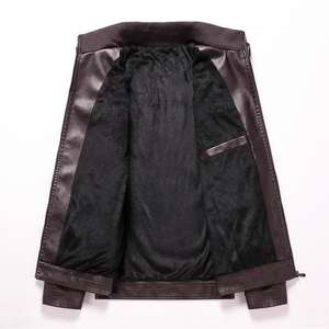 Chaquetas de Cuero Clásicas de Diseño de Moda para Hombre, Chaqueta de Motociclista de Cuero Sintético PU, Personalización de Logotipo Gratis, Chaqueta de Invierno para Motociclista - Product Image 3