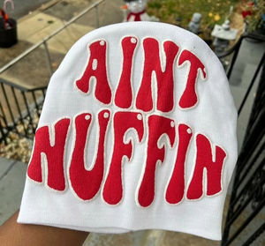 Haute qualité bouffée impression sur mesure bonnets hommes femmes bonnets unisexe couleur unie Spot Beanie chaud décontracté blanc tricoté - Product Image 4