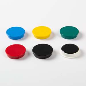 Magneti da ufficio colorati Ø30mm con nucleo in ferrite - Product Image 1
