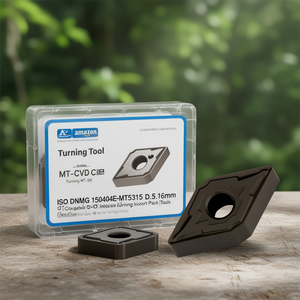 Plaquettes de tournage indexables ISO DNMG 150404E-MT5315 D.5.16mm MT-CVD revêtues, lot de 10 pour outils de tournage - Product Image 3