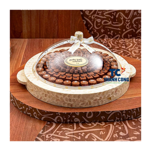 RAMADAN EID BANDEJA DE CHOCOLATE DE MADRE DE PERLA Vietnam Proveedor al por mayor Caja de regalo personalizada OEM ODM MOQ flexible - Product Image 1