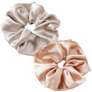 Suave logotipo personalizado elástico 100% seda lazos para el cabello accesorios para el cabello para mujeres OEM Scrunchy lazo para el cabello hecho en Vietnam - Product Image 1