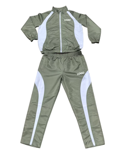 Survêtement unisexe rouge à manches longues avec fermeture éclair, design sportif, respirant, coupe régulière, idéal pour le printemps, couleur unie, col montant - Product Image 6