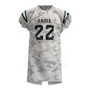 Meilleur matériau Uniforme de football américain Personnalisable Concevez le vôtre avec manches courtes Respirant Plus Size Feature - Product Image 2