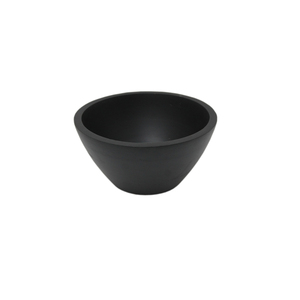 Meilleur bol de service en bois de forme ronde noir fini pour la table à manger de la cuisine bols de service pour aliments et collations - Product Image 2
