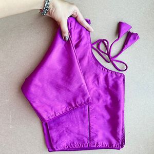 Vente chaude Meilleur Tissu Couleur Incroyable Pattu Soie Blouse Plaine Fournisseur Indien Et Exportateur Au Taux Le Plus Bas - Product Image 6