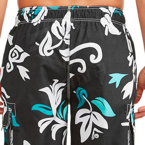 Pantalones cortos de playa para nadar de calle alta para hombre, logotipo personalizado, 100% de algodón, pantalones deportivos para correr, surf sólido, método de tejido no tejido corto para hombre - Product Image 6