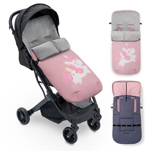 Poussette universelle rose pour bébé, modèle UNICORNIO - Product Image 1