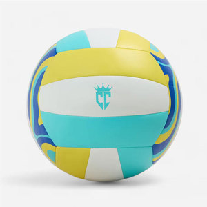 Logo personnalisé de haute qualité Volley-ball professionnel nouveau Design en cuir de haute qualité en gros nouveau volley-ball - Product Image 1