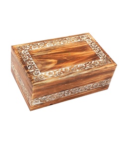 Handmade & Handcrafted Rosewood Borders Engraving Wooden Cremation Urns <b>for</b> Human <b>Ashes</b> Adult Funeral Urn <b>Box</b> - Product Image 6