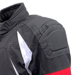 Chaqueta textil para motocicleta con cremallera completa para hombre, chaqueta textil ajustada con etiqueta privada para hombre - Product Image 6