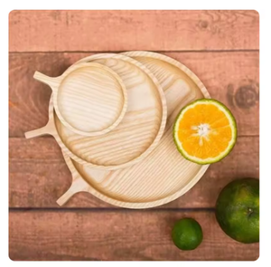 Plateau en bois de haute qualité-Plateau de service décoratif pour la maison, l'hôtel et le restaurant - Product Image 3