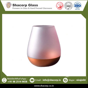 Home Decoration Art Glass Colored Glass <b>Vase</b> From Indian Manufacturer - Product Image 2