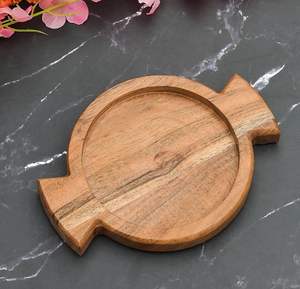 Reliable Manufacturer Natural Finish <b>Wooden</b> <b>Serving</b> <b>Platter</b> For Everyday Meals And Decorative Home Dining Table Display - Product Image 4