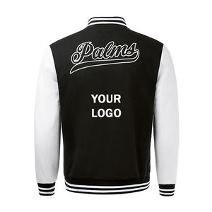 Veste de baseball brodée en chenille de laine pour hommes, avec logo personnalisé, vestes universitaires Letterman, cuir vierge de rue - Product Image 6